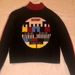 Kina and Tam TV Mock Wool Sweater